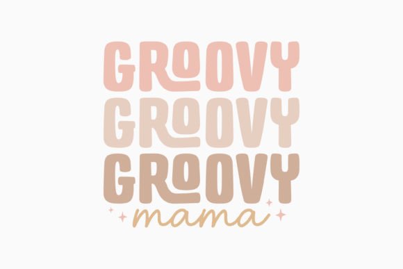 Groovy Mama Mom Retro Svg: Graphics for Crafts