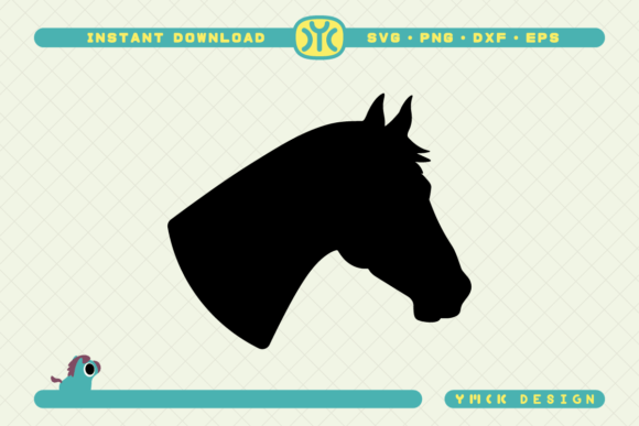 Horse Head SVG Silhouette for Crafts & Graphics