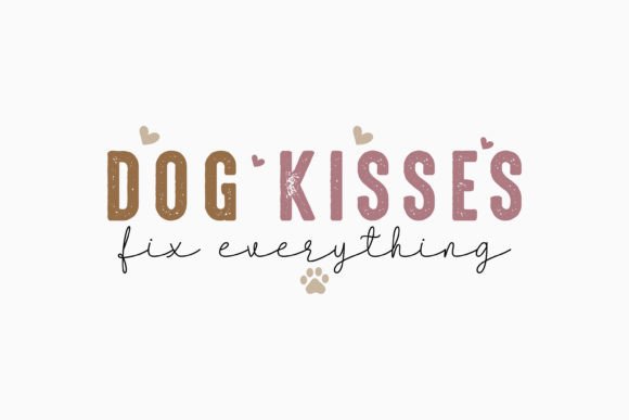 Retro Dog Quote SVG: Graphics & Crafts Branding