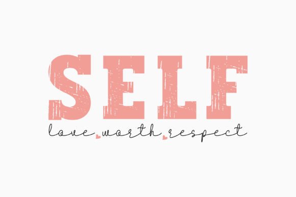 Retro Mental Health Quote SVG Self Love Review