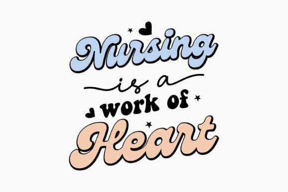 Retro Nurse Quote SVG: Graphics & Crafts Branding
